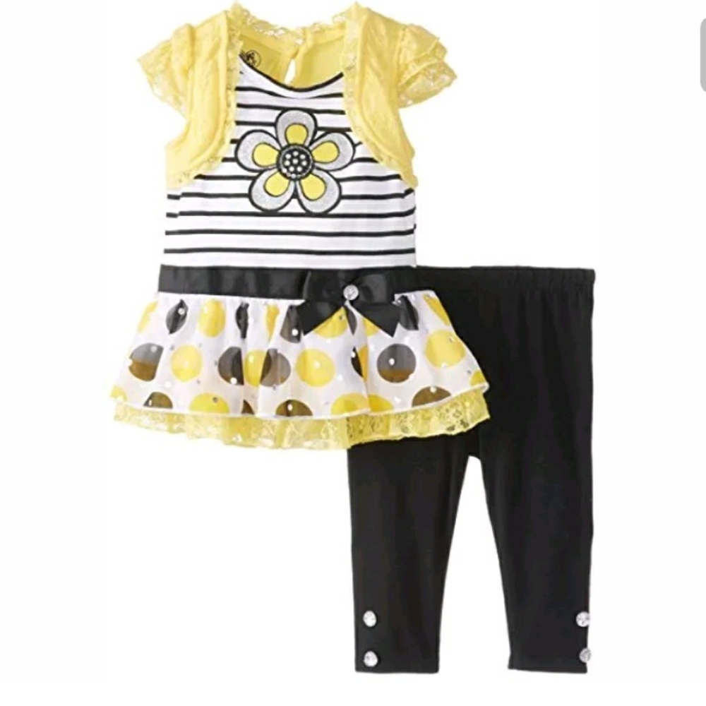 NWT Baby Girls Set By Young Hearts as 24mo